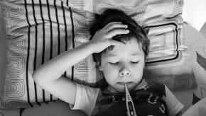 sick kid child temperature fever