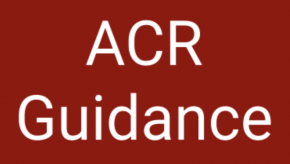 ACR, guidance, guidelines