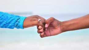 Holding hands